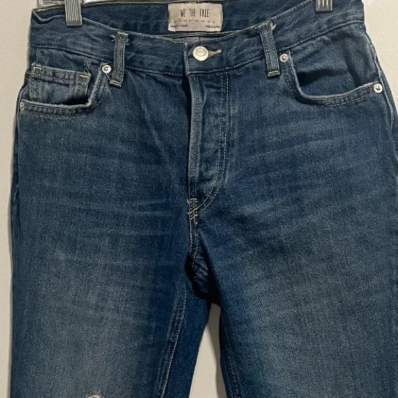 FREE PEOPLE Maggie Mid-Rise Straight-Leg Jeans - Picture 4 of 15